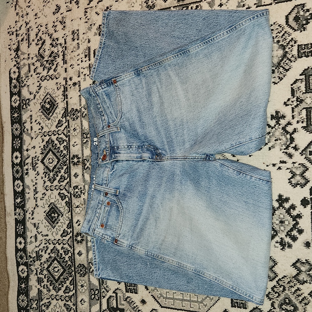 J.Crew High-rise Peggy tapered jean in Authentic Blue wash size 28